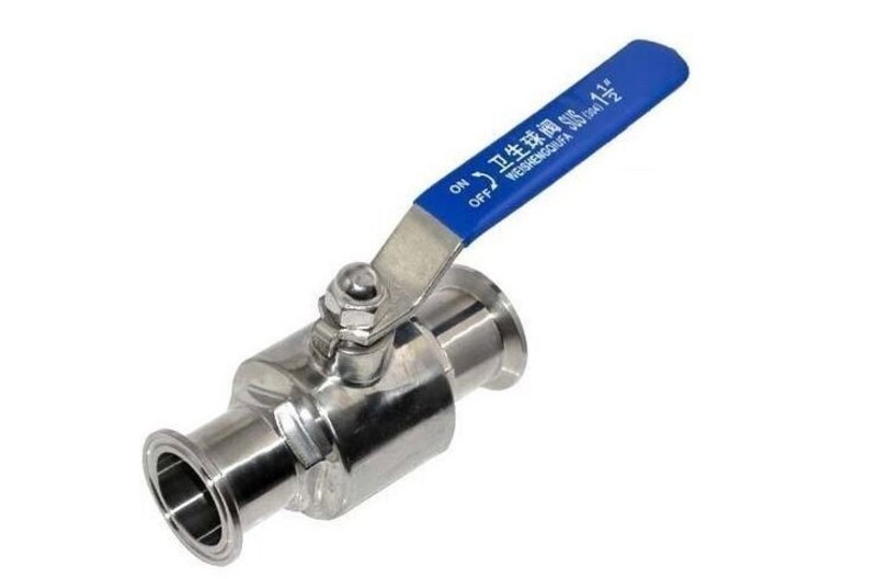 Кран шаровый под кламп DN32 (1 1/4\")(50,5мм)